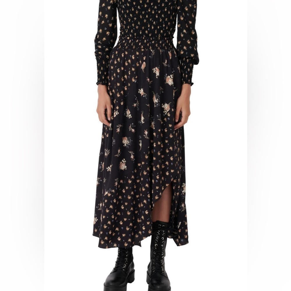 Maje Mini Bouquet Asymmetrical Skirt